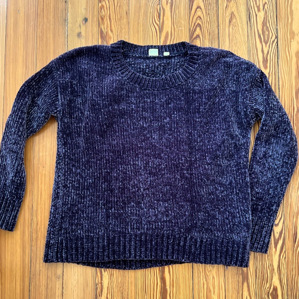 Gap Black Chenille Sweater Medium
